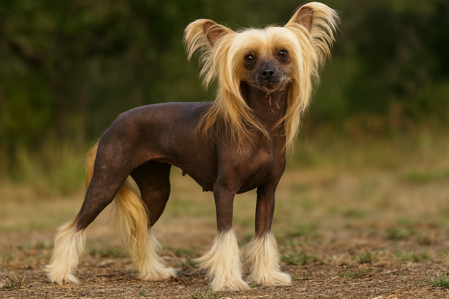 chien chinois a crete