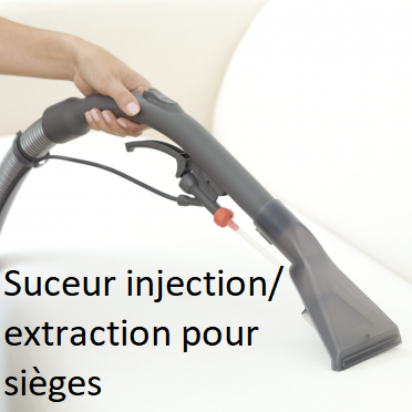 Accessoire suceur injection pour fauteuil